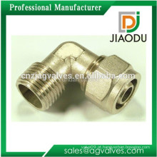 JD-2130 Conexão de compressão em latão para tubo pex-al-pex